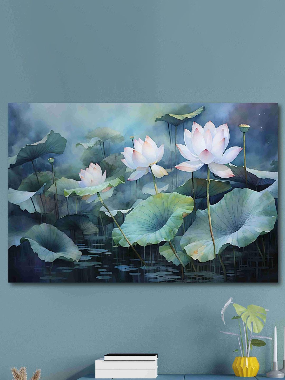 SAF White Canvas Wall Living Room Rectangle Potrait Paintings Wall Art -36 x 24In Myntra sale