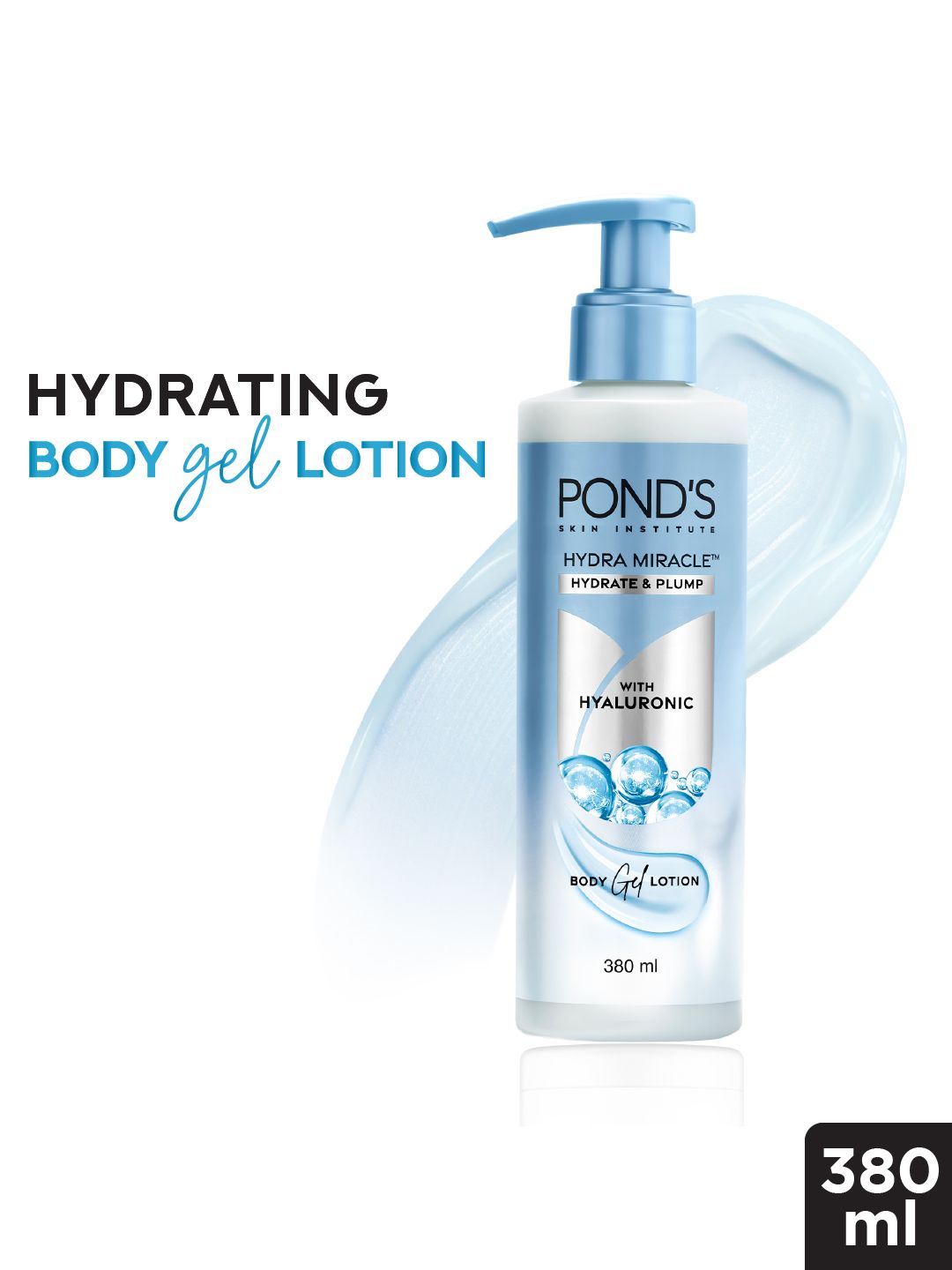 Ponds Hydra Miracle Hydrate & Plump Body Gel Lotion With Hyaluronic Acid - 380ml Myntra sale