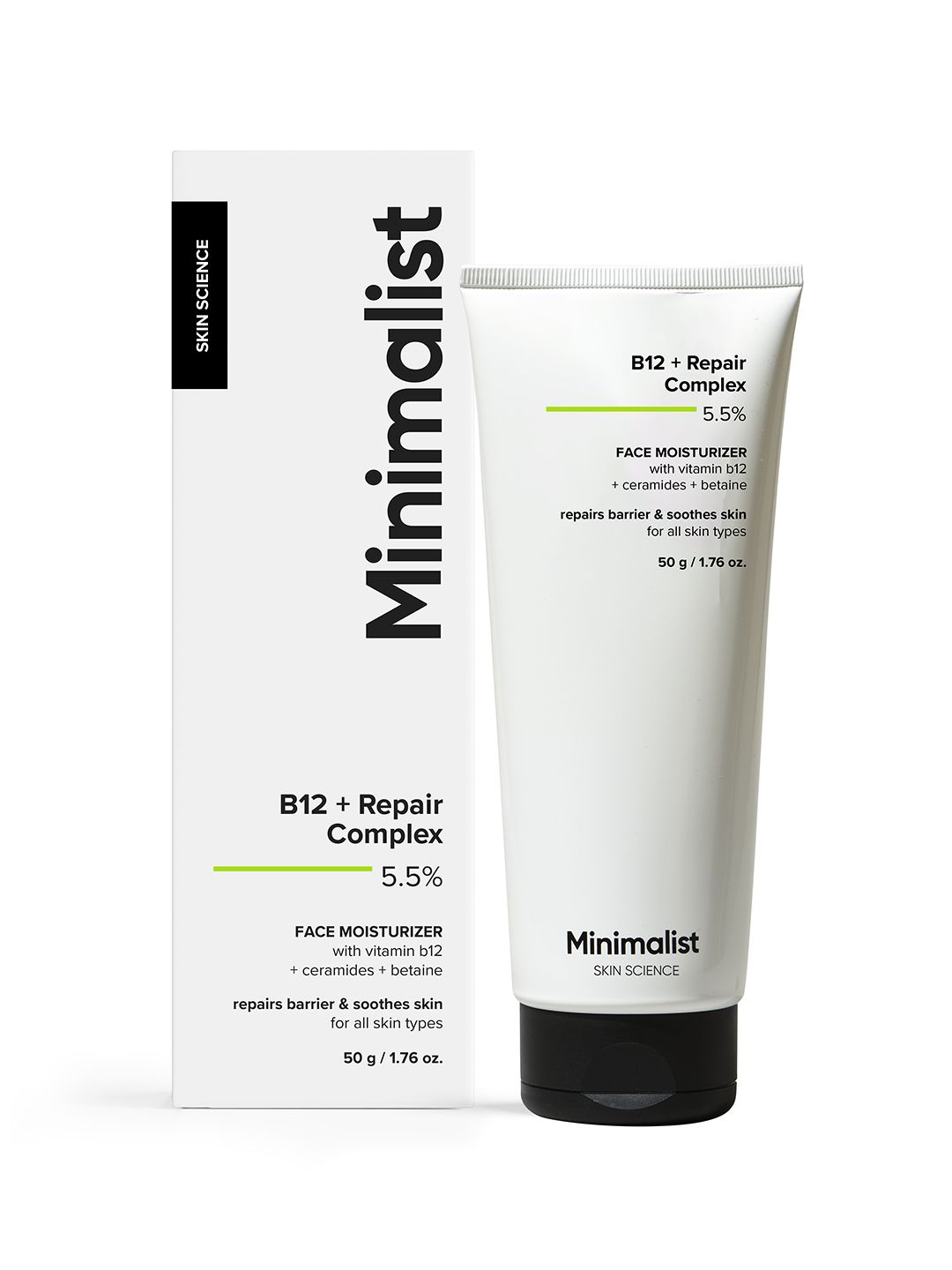 Minimalist Vitamin B12 + Repair Complex 5.5% Face Moisturizer with Ceramides - 50g Myntra sale