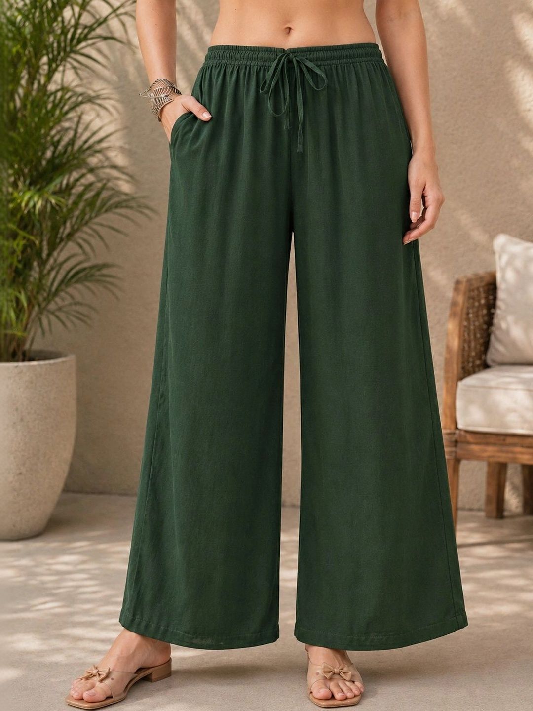 KALINI Women Palazzos Myntra sale
