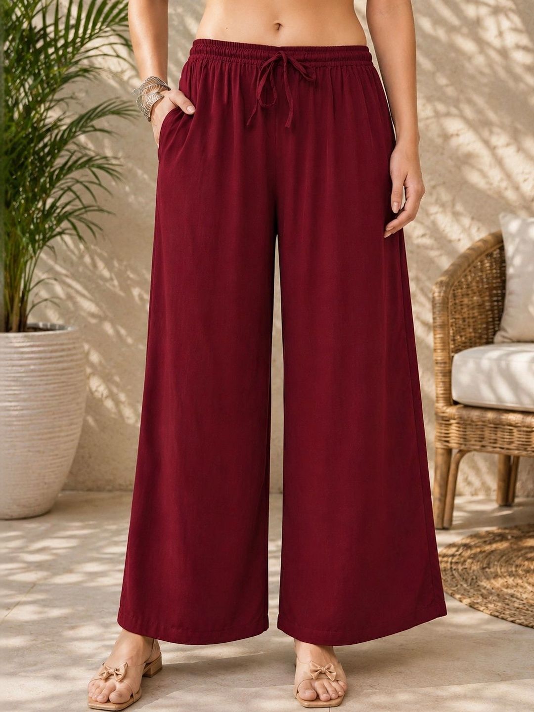 KALINI Women Ethnic Palazzos Myntra sale