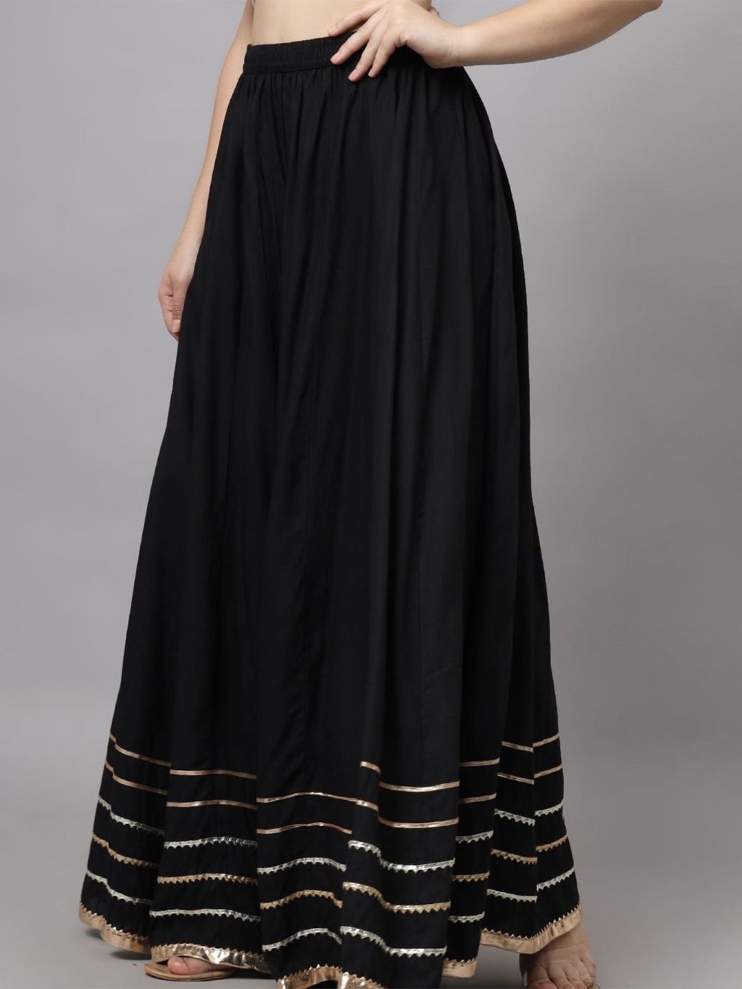BCZ Style Women Flared Knitted Ethnic Palazzos Myntra sale