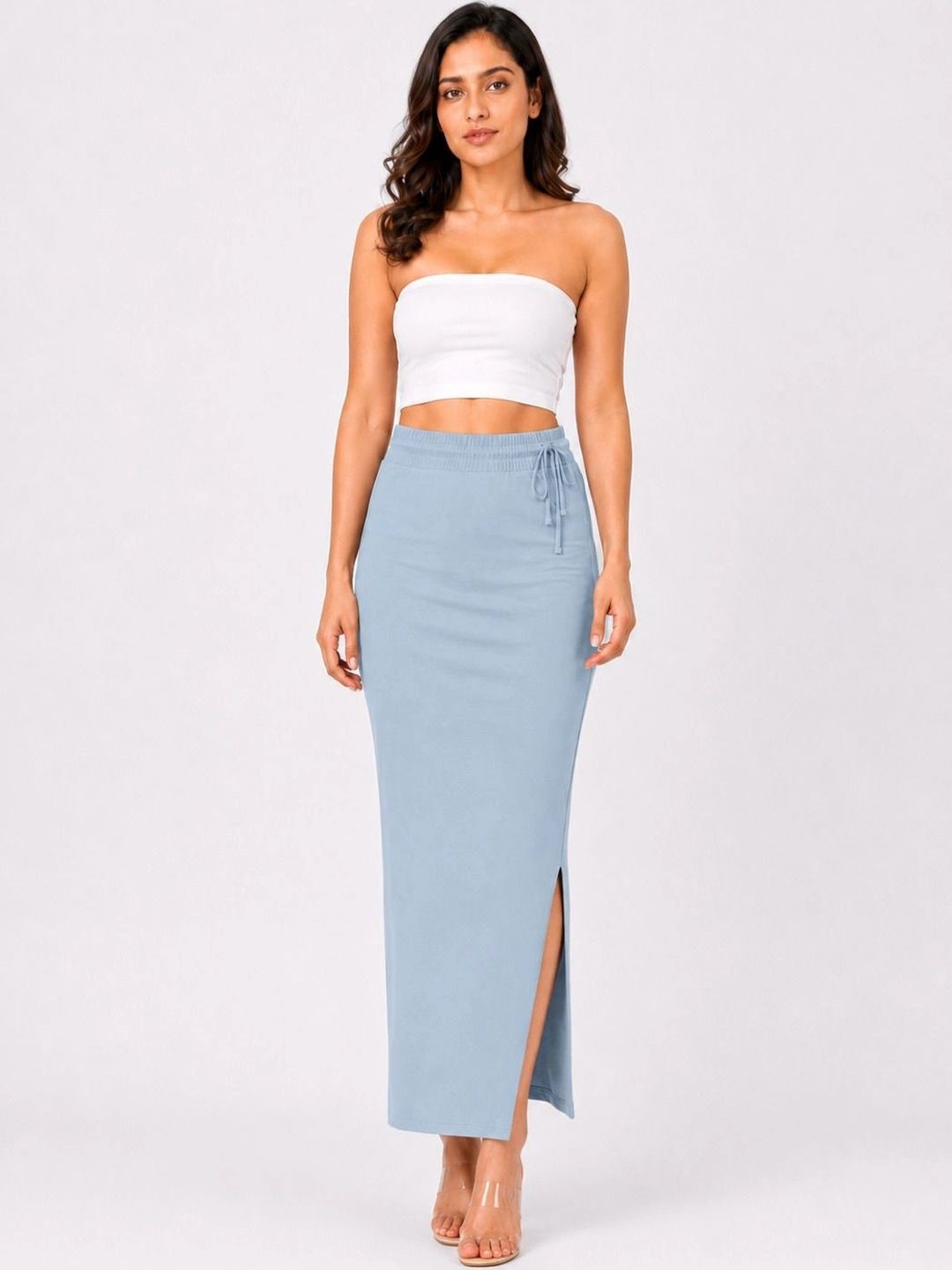 BENPANI Cotton Saree Shapewear With Side Slit Myntra sale