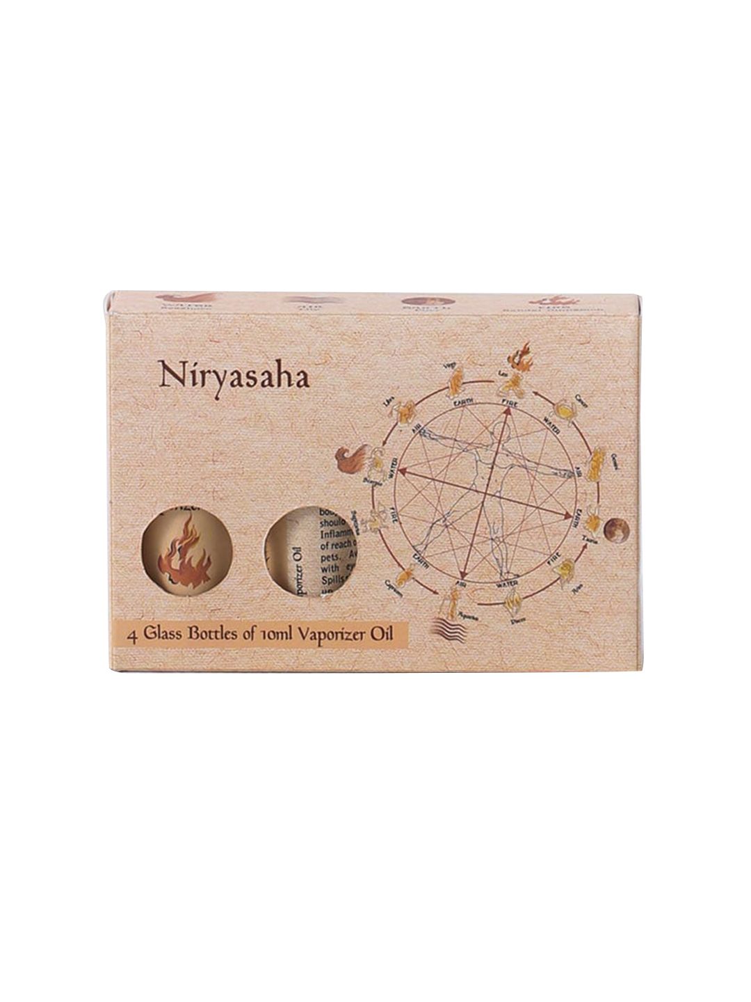 Fabindia Niryasaha Beige & Black 4 Pcs Vapoursizer Oil Myntra sale