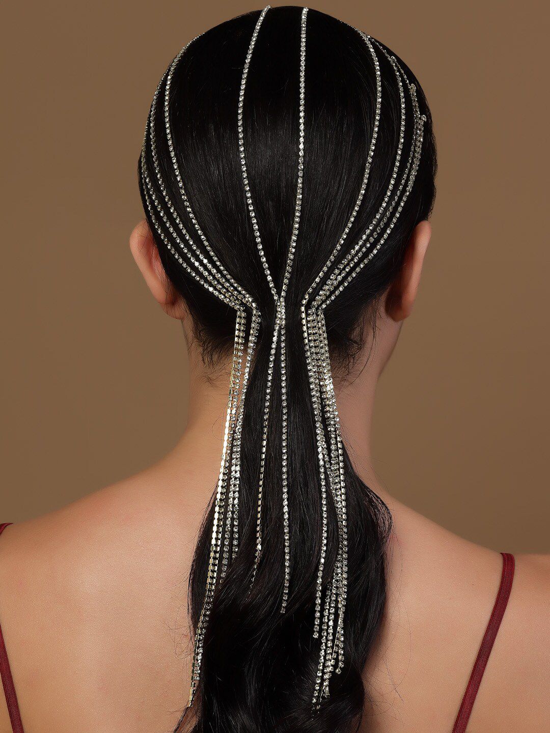 PANASH Gold Plated Embellished Hairstick Myntra sale