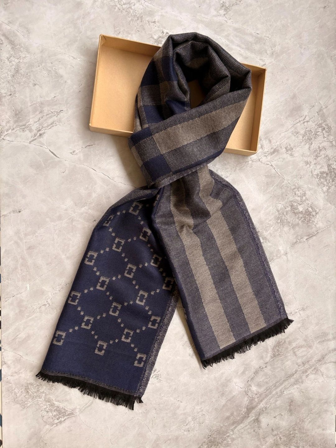 Tweedle Men Patterned Acrylic Mufflers Myntra sale