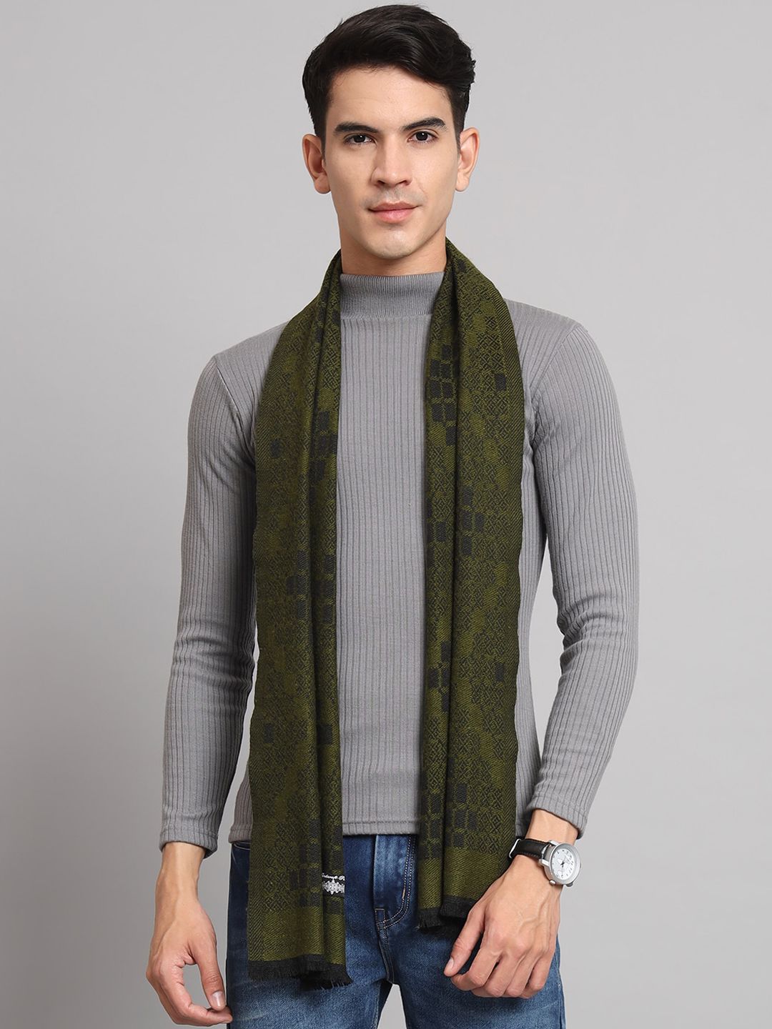 HANDICRAFT PALACE Checked Woollen Mufflers Myntra sale