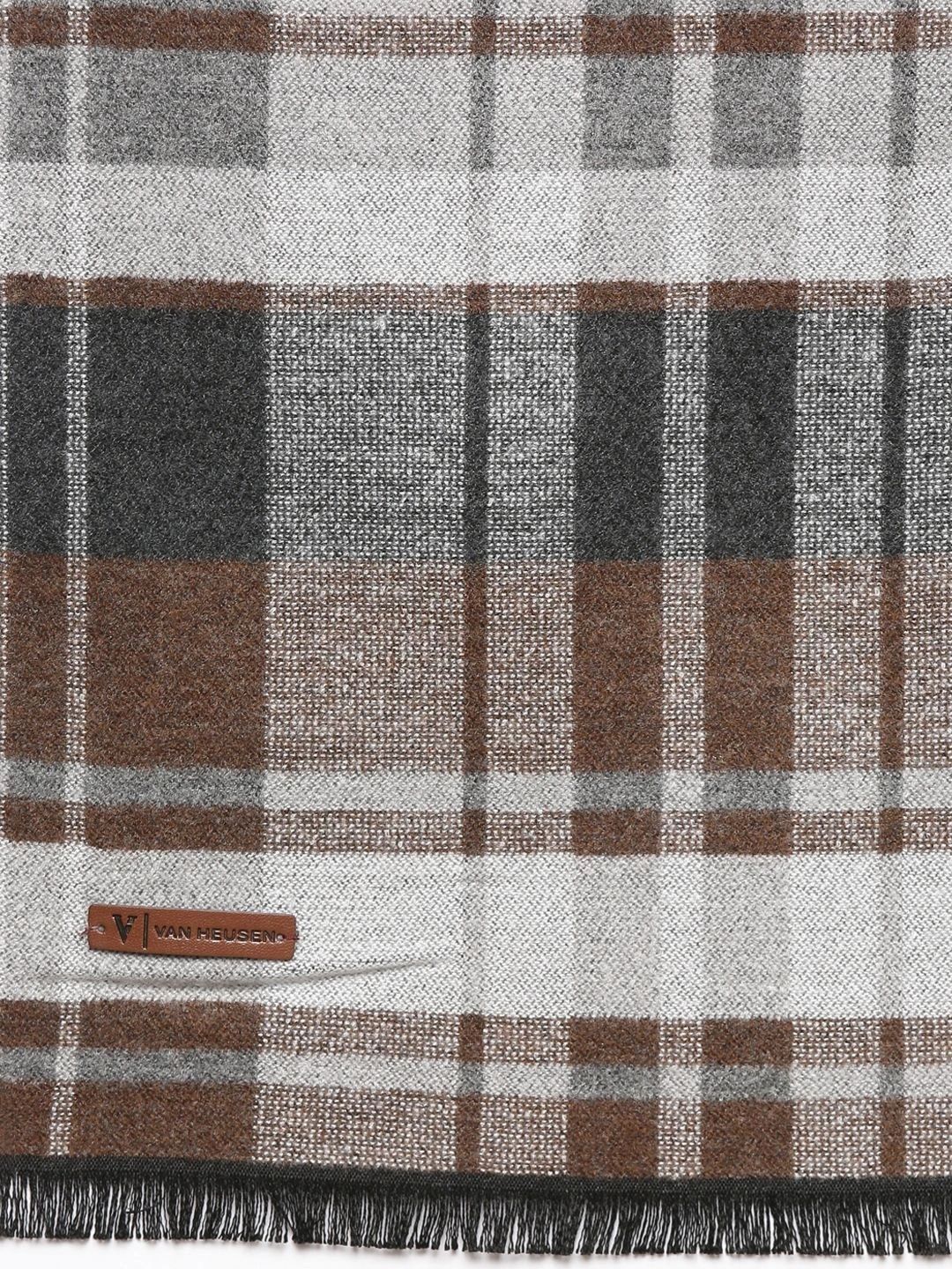 Van Heusen Men Checked Acrylic Mufflers Myntra sale