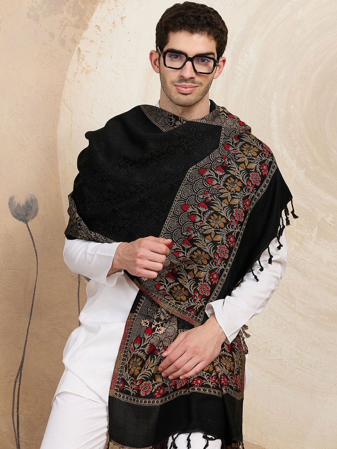 WEAVERS VILLA Men Merino Wool Mufflers Myntra sale