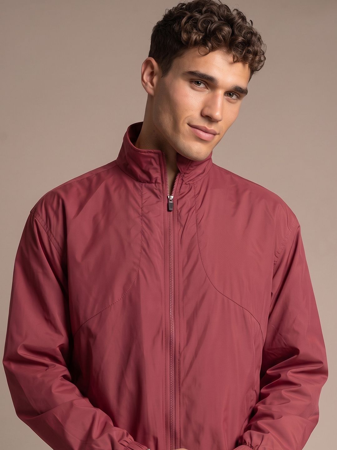 glitchez Oversized Fit Windcheater Tailored Jacket Myntra sale