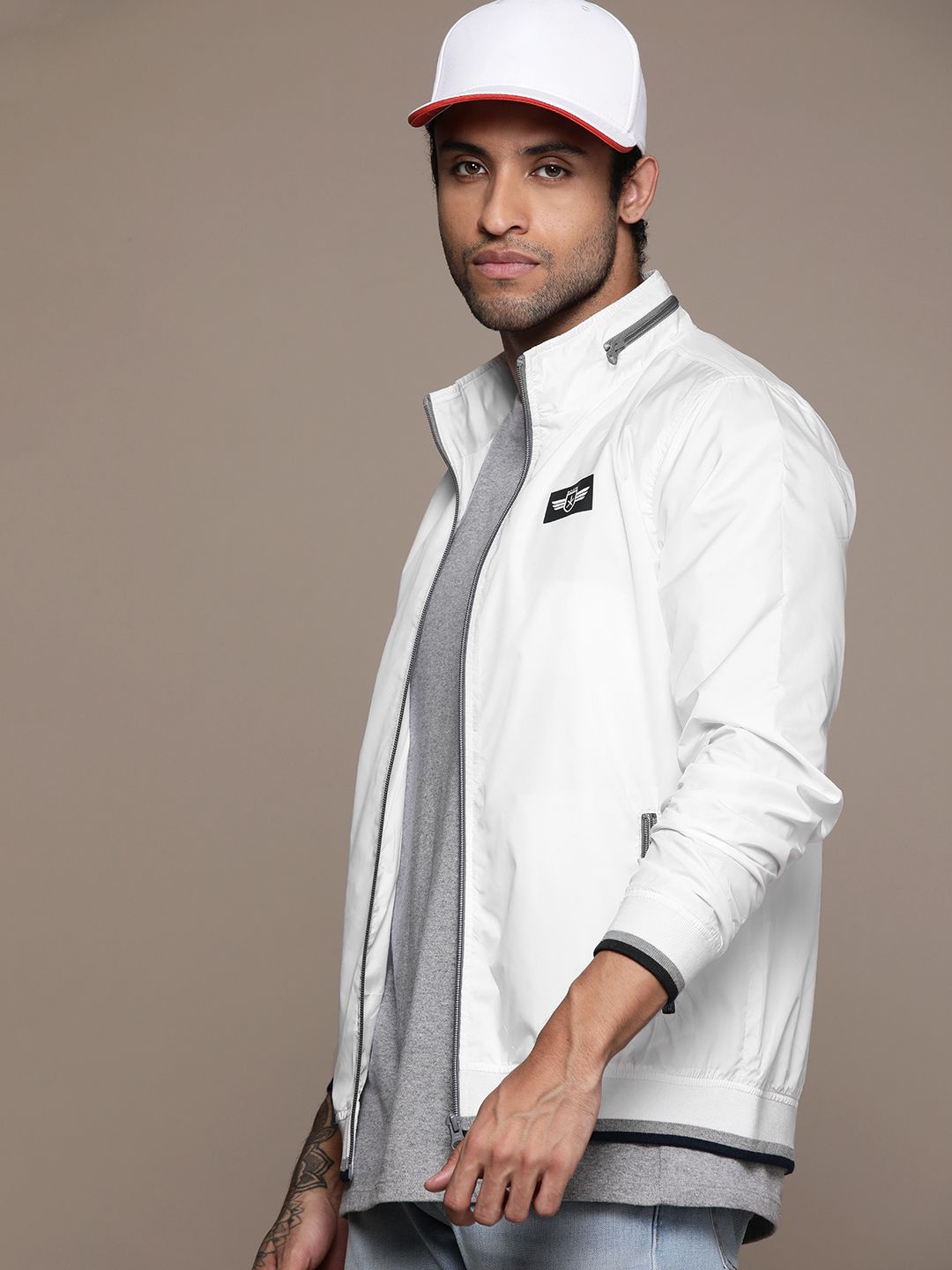 Roadster Men Windcheater Bomber Jacket Myntra sale