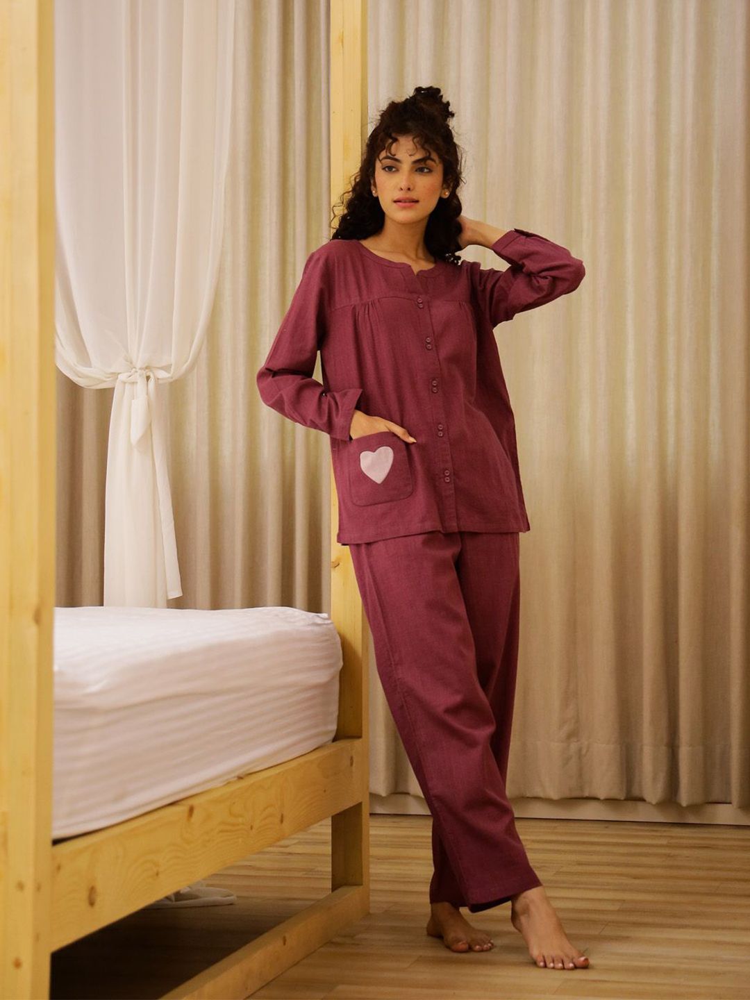 SANSKRUTIHOMES Women Pure Cotton Night suit Myntra sale