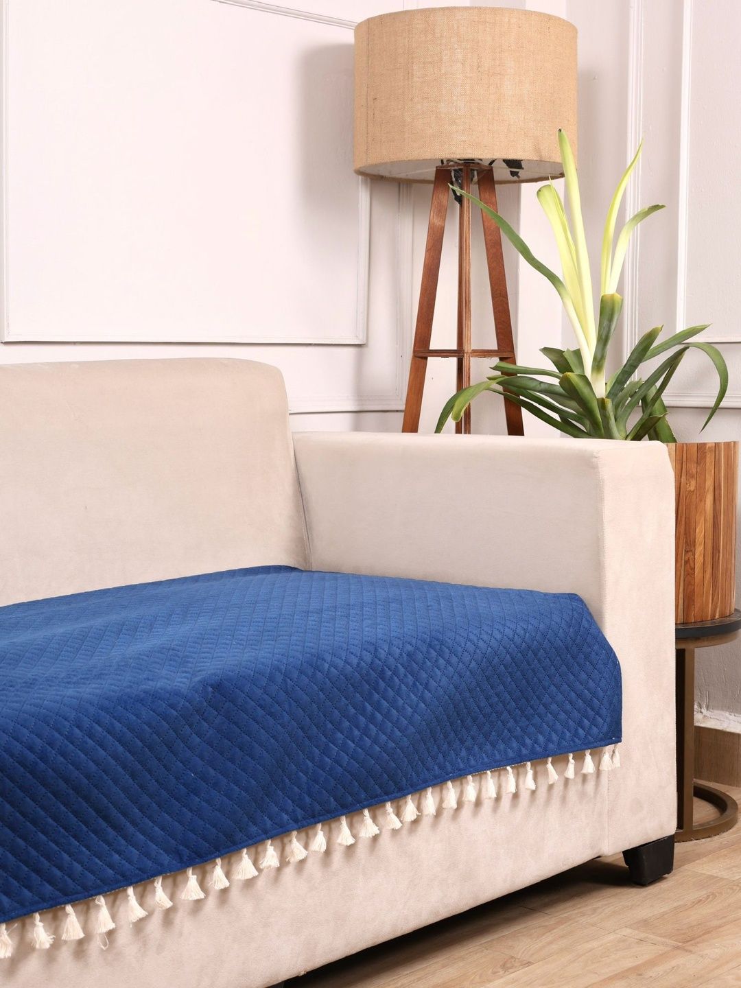 STITCHNEST Eco friendly & no colour fading Faux Suede Washable 3 Seater Sofa Cover- Myntra sale