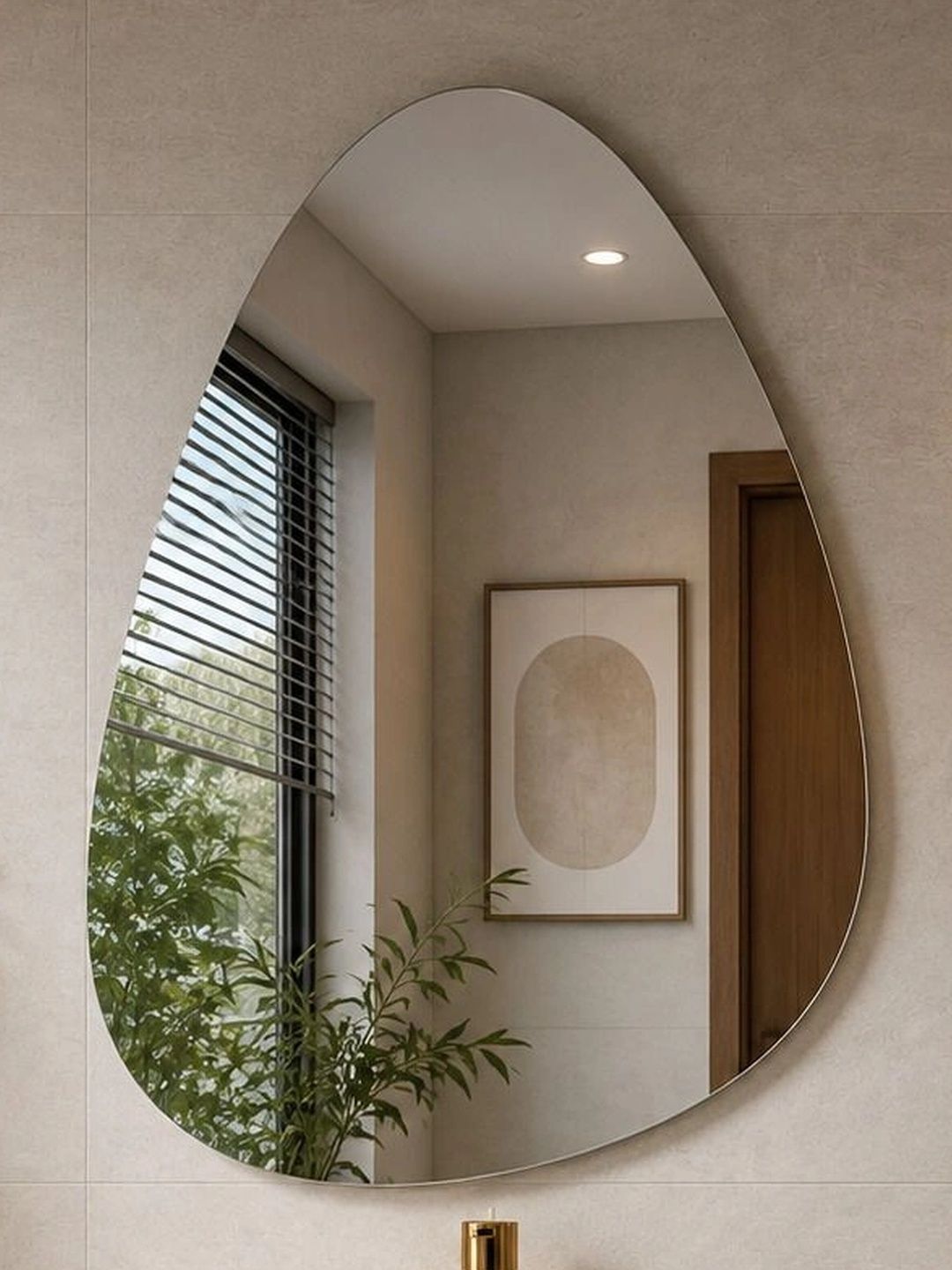 LUPPRA White Led Glass Wall Mirror Myntra sale