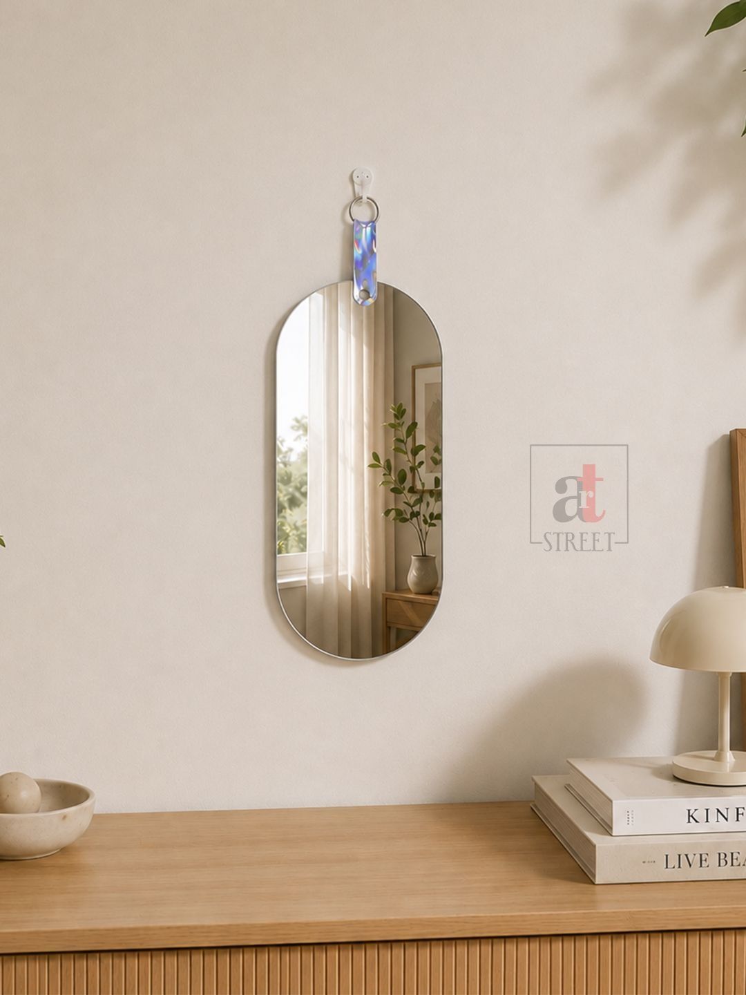 Art Street Transparent Glass Bathroom Wall Mirror Myntra sale