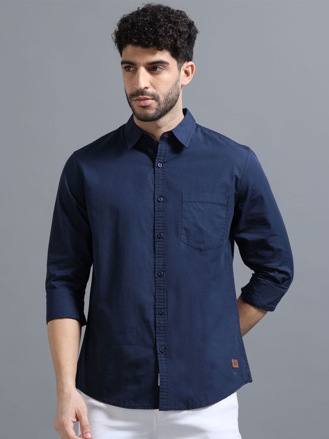 Roadster The Roadster Lifestyle Co  Cotton Full Sleeve Shirts Myntra sale