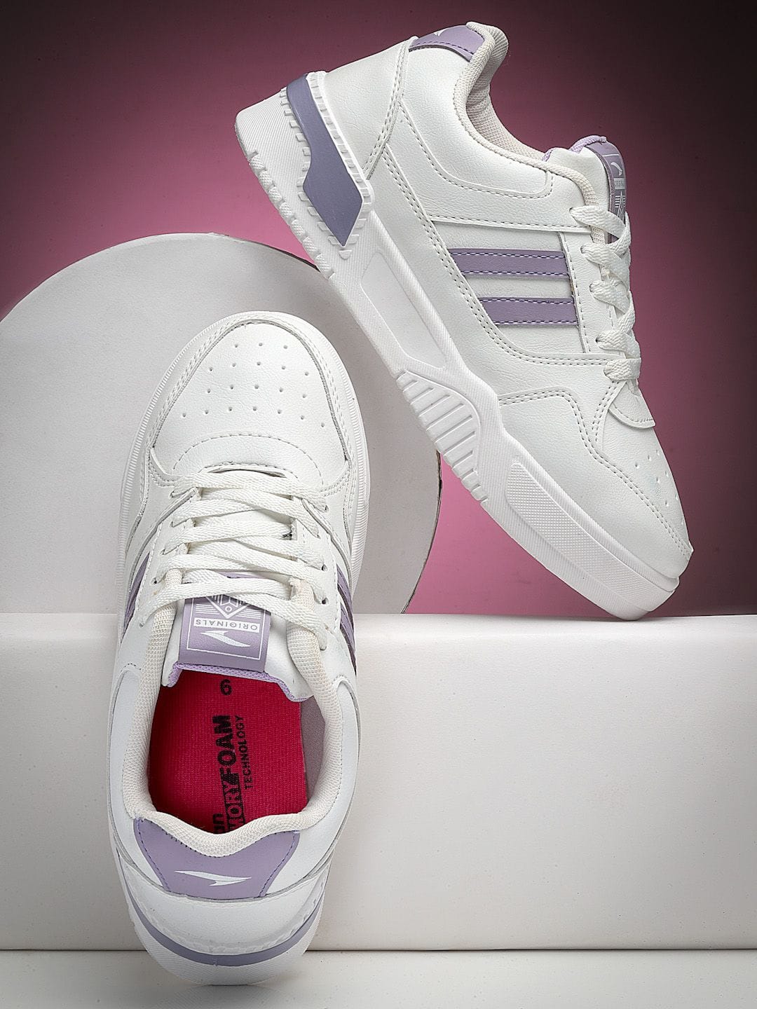 ASIAN ASIAN Women Striped Sneakers Myntra sale