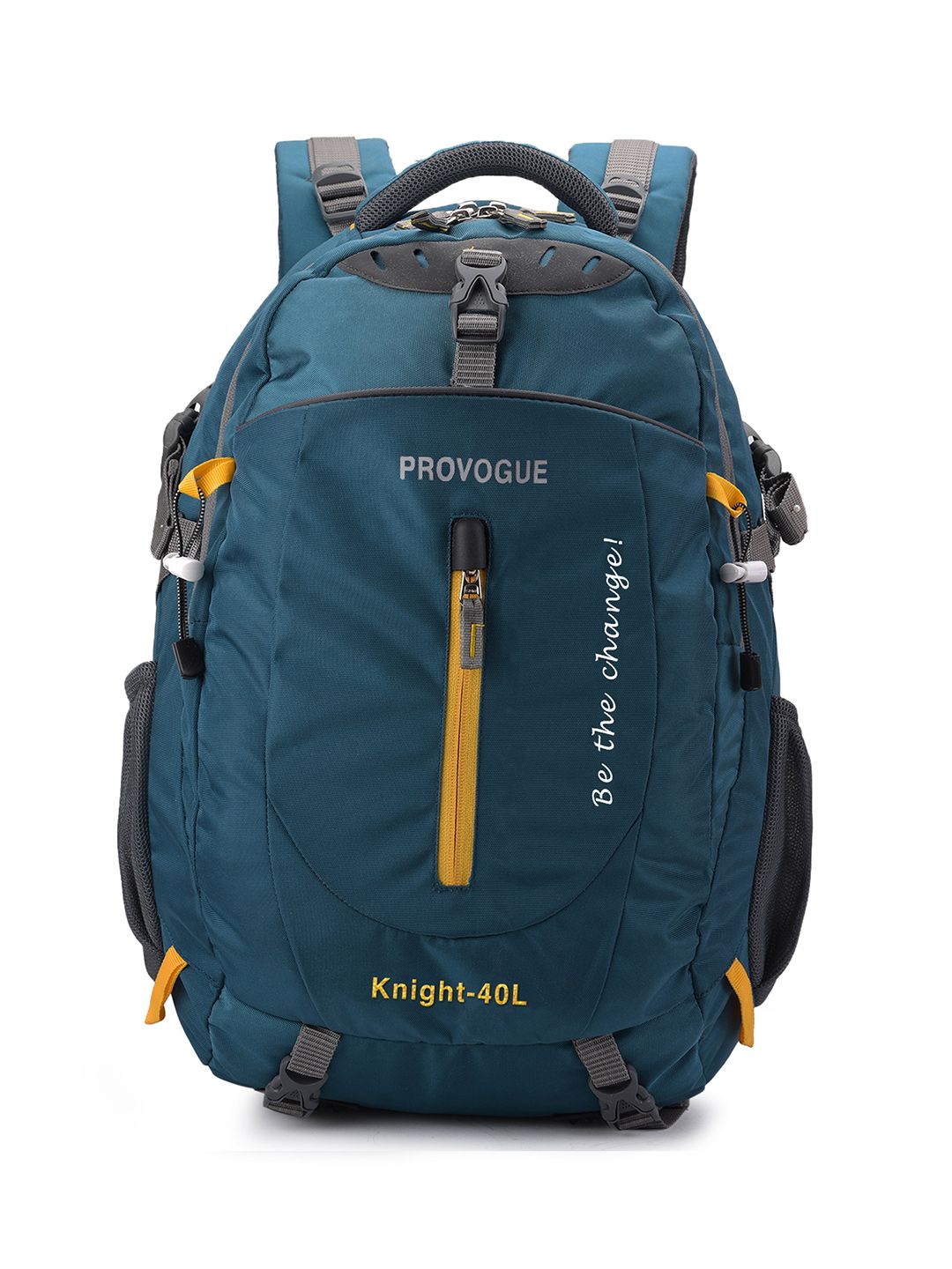 Provogue Unisex Sea Green Solid Backpack with rain cover 31L Myntra sale
