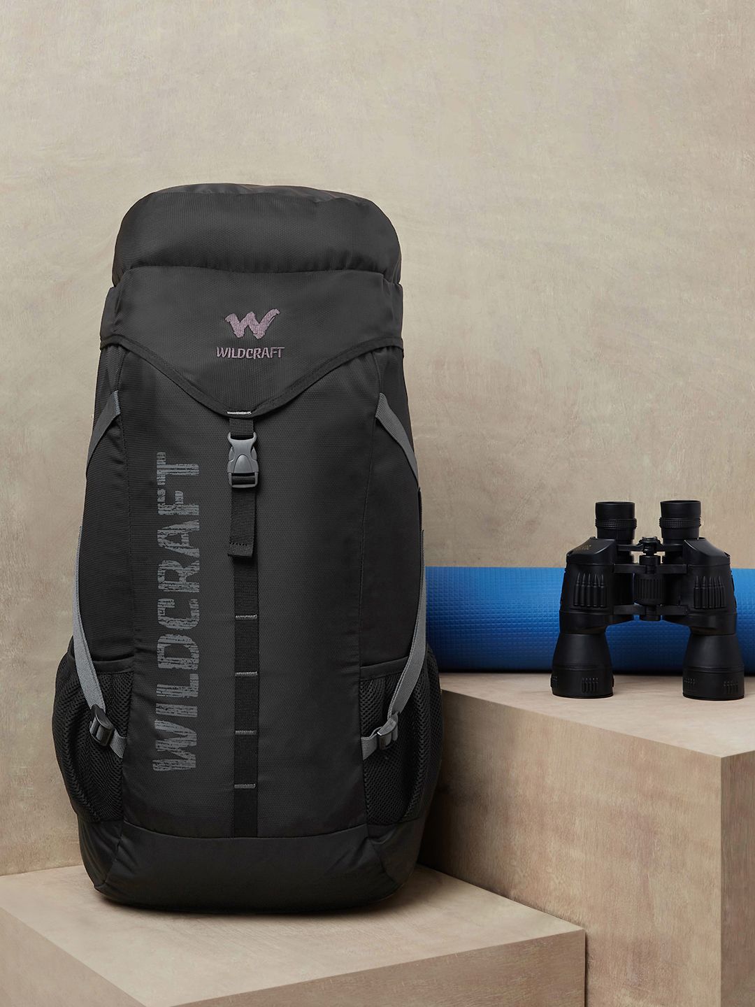 Wildcraft Unisex Black Printed Trek 45L Rucksack Myntra sale