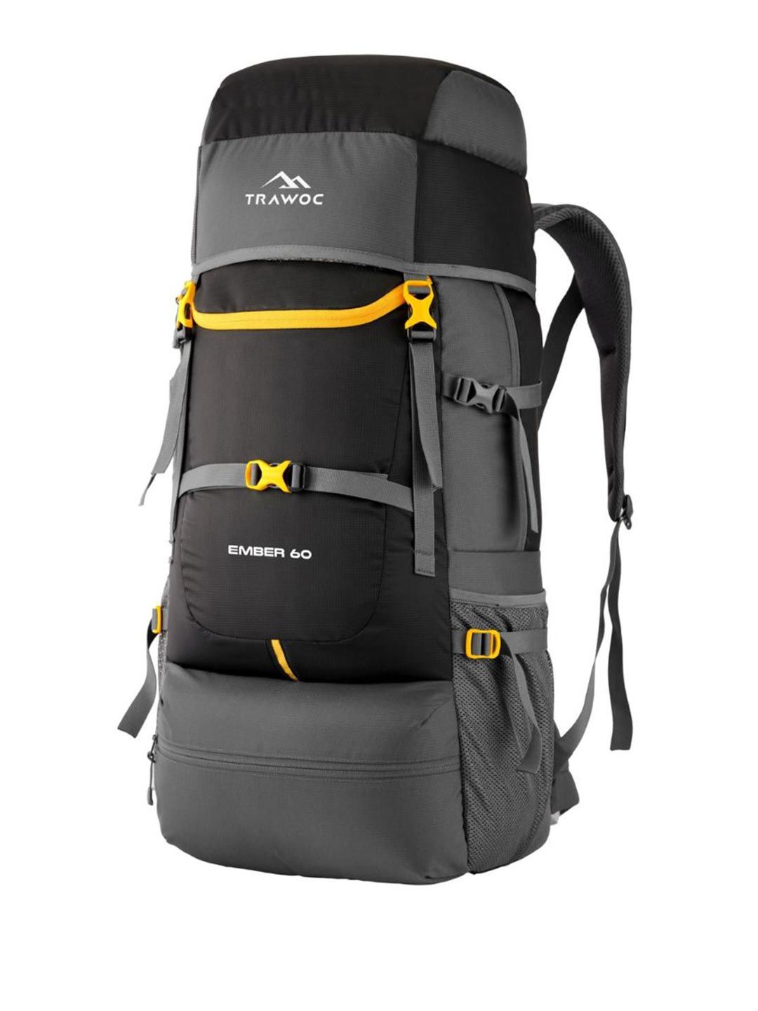 TRAWOC EMBER Solid 60L Rucksacks For Camping Hiking Trekking Myntra sale