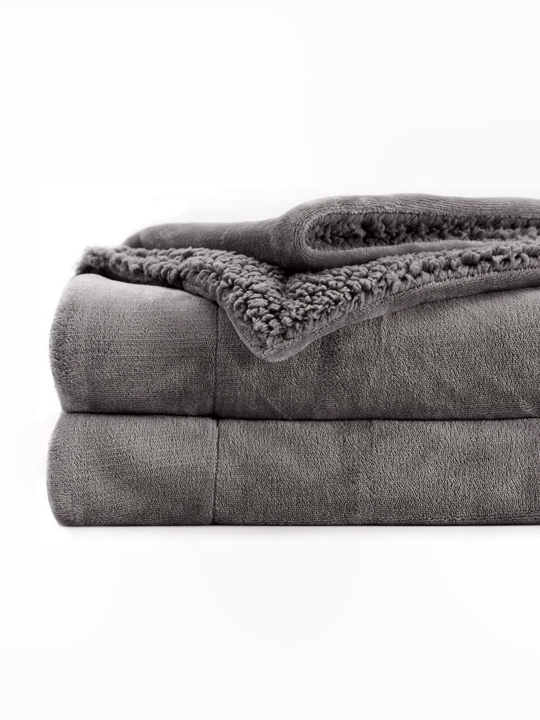 LA VERNE Grey Heavy Winter 500 GSM Single Bed Blanket Myntra sale
