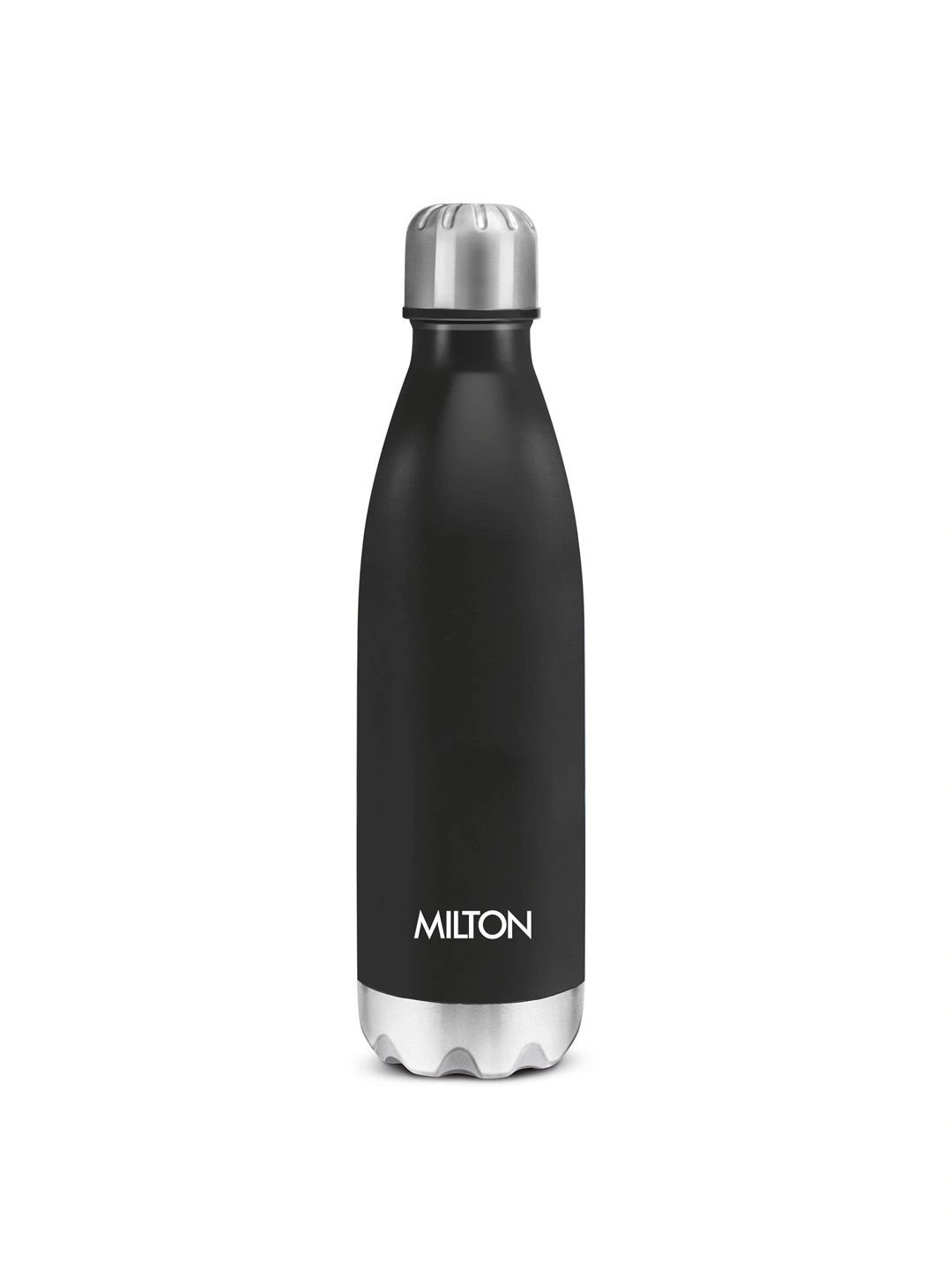 Milton Shine 1000 Black Stainless Steel Spill Proof Flask - 870ml Myntra sale