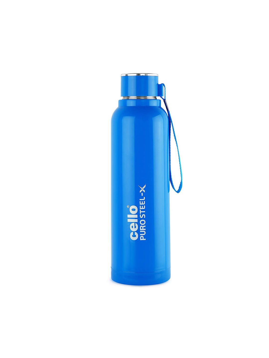 Cello Puro Steel-X Benz 900 Blue Inner Stainless Steel Water Bottle-650ml Myntra sale
