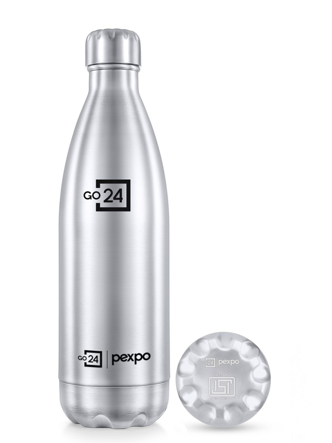 Go24 Electro Silver 3 Layer Insulated Stainless Steel Flask 980ml Myntra sale