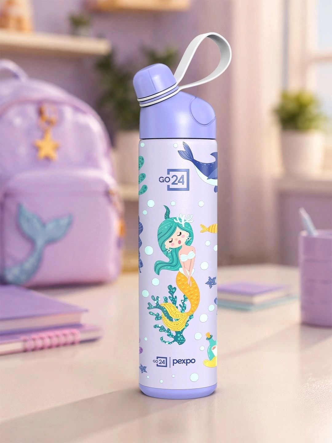 Go24 PXP 1063 BZPPR Conversational Stainless Steel Double Wall Vacuum Flask - 470ml Myntra sale