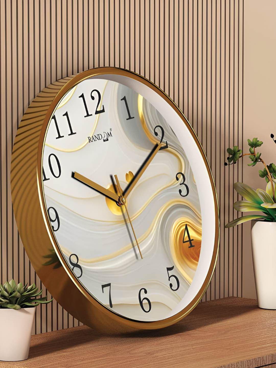 RANDOM Classic & Modern Plastic Tic-Toc Movement Round Battery Analogue Wall Clock-30.5cm Myntra sale