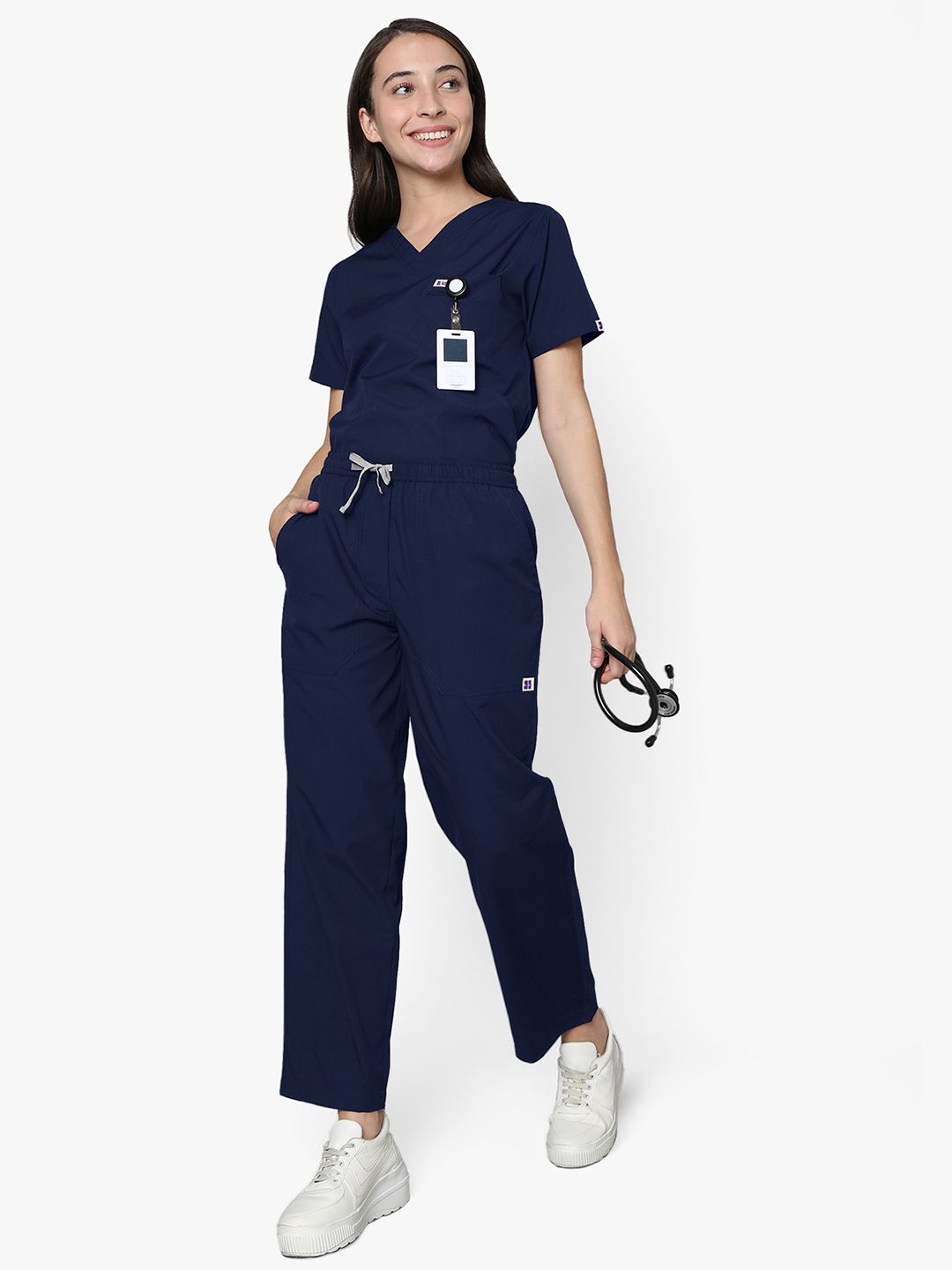 KNYA Women Doctors 5-Pocket NewGen Scrub Suit Myntra sale