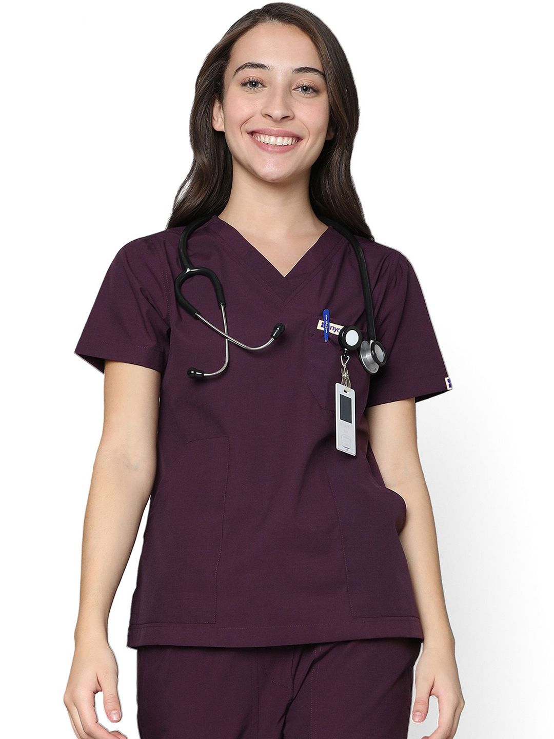 KNYA Women Doctor 5-Pocket Scrub Suit Myntra sale