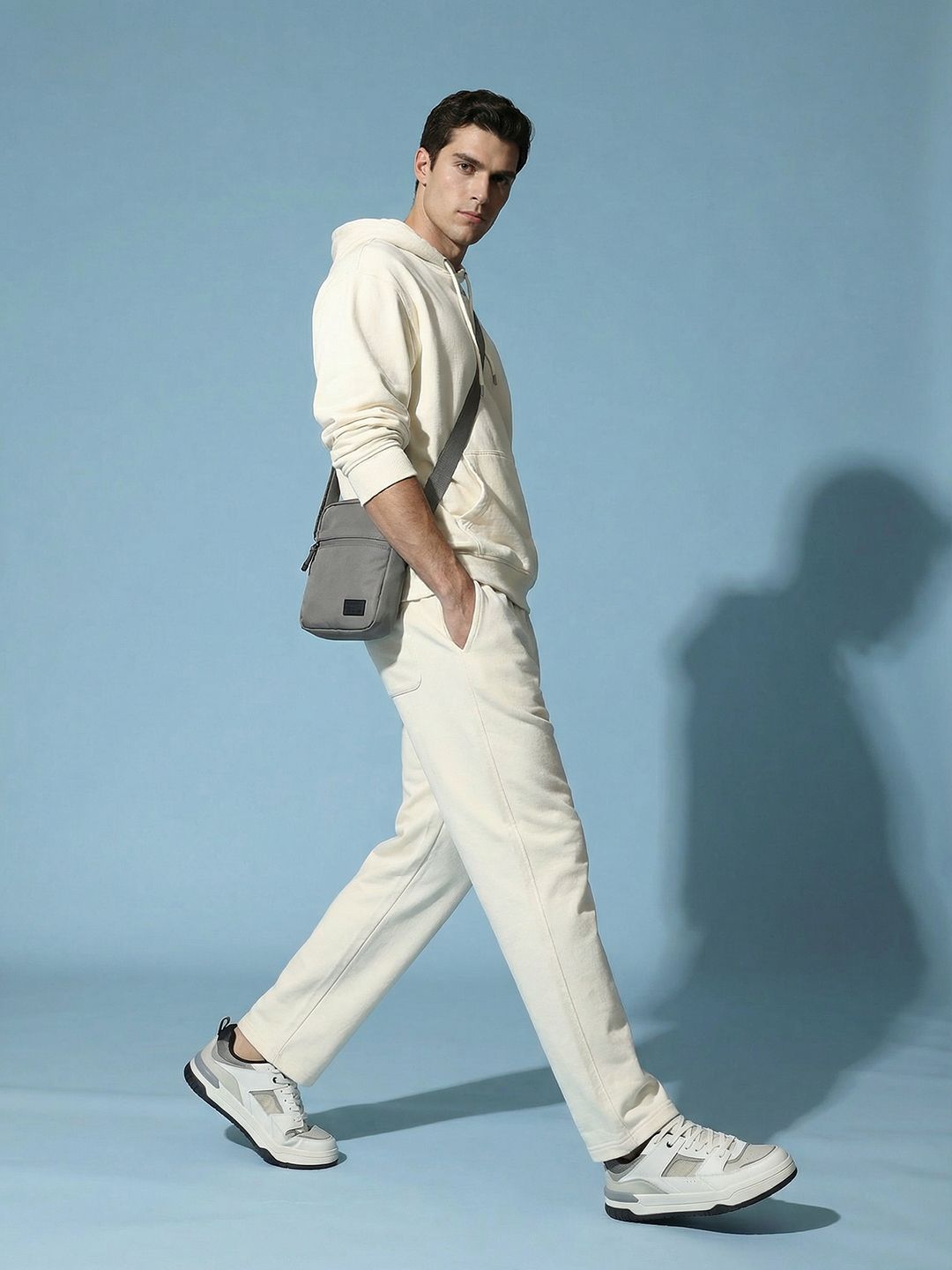 HRX by Hrithik Roshan Pure Cottton Hooded Sweatshirt And Track Pants Myntra sale