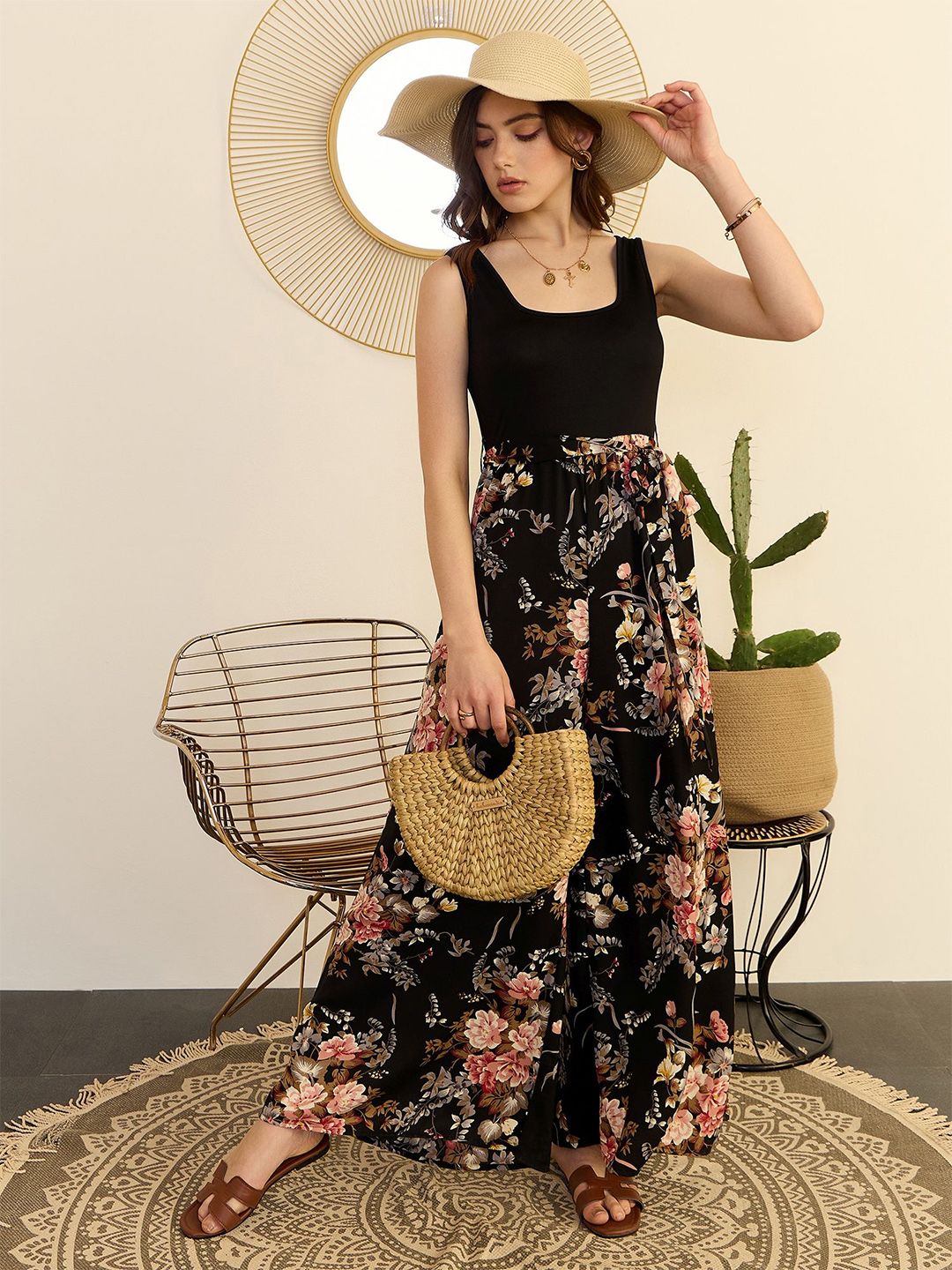 Berrylush Printed Basic Jumpsuit Myntra sale