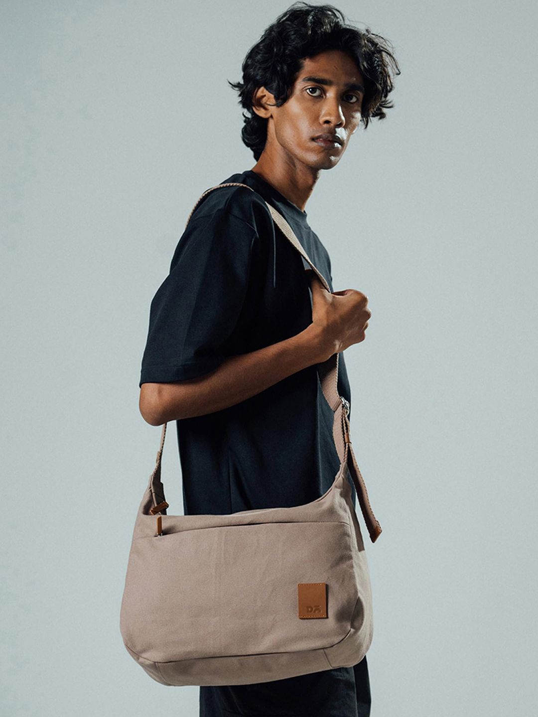 DailyObjects Khaki Beige March Crossbody Bag Large Myntra sale
