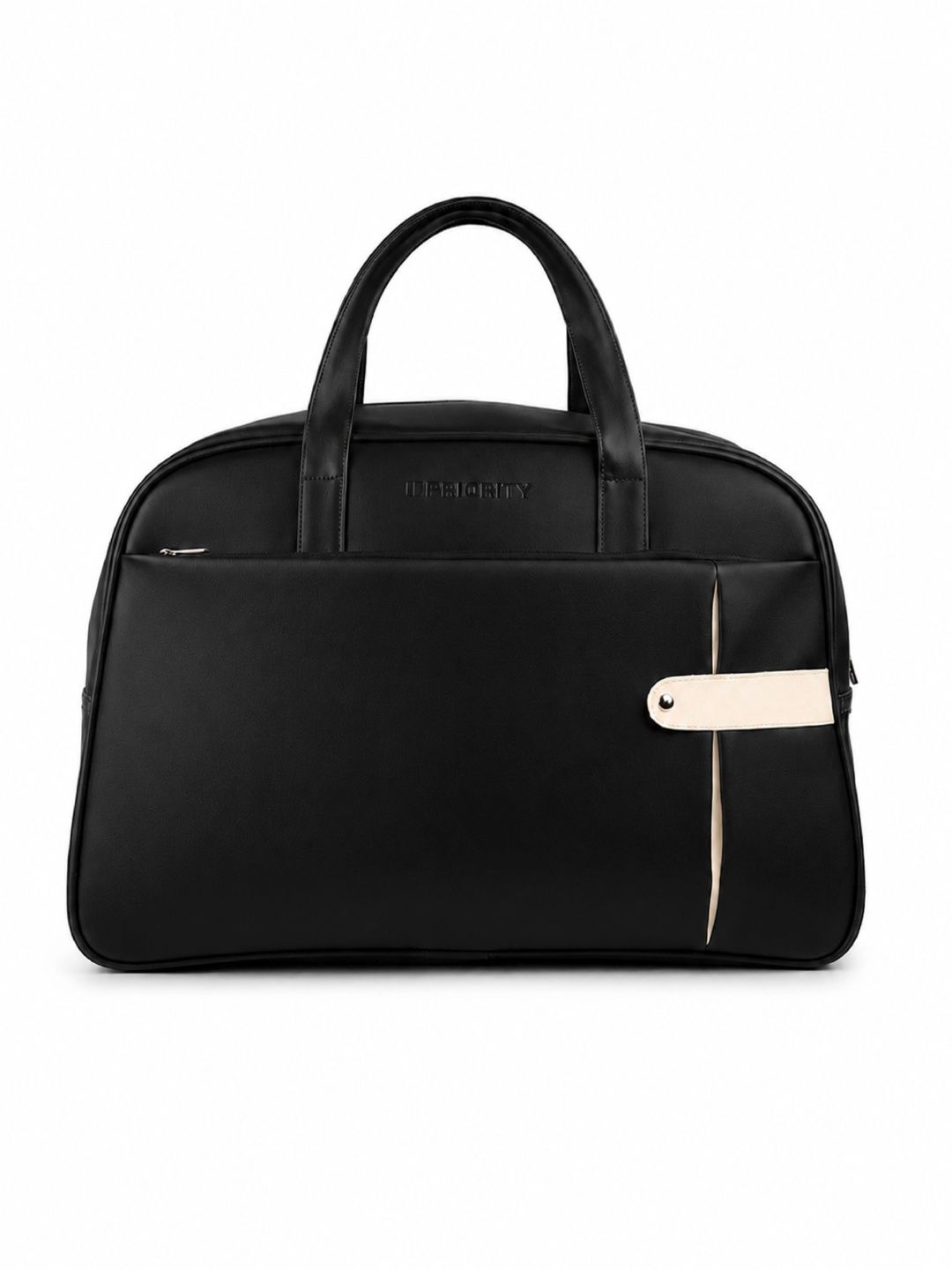 Priority Unisex Black Travel Duffle Bag Myntra sale