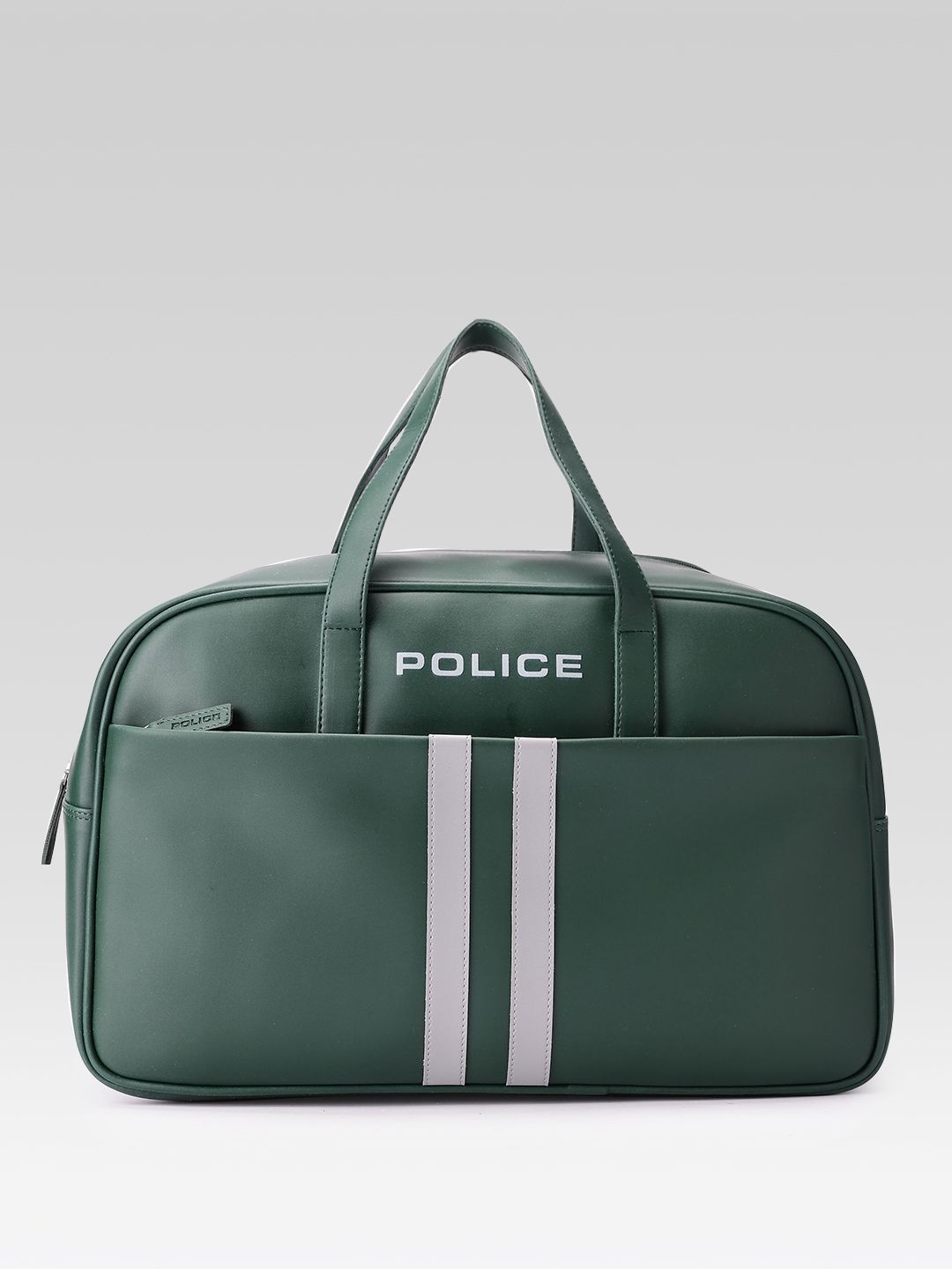 Police Vegan Leather Travel Duffel Bag Myntra sale