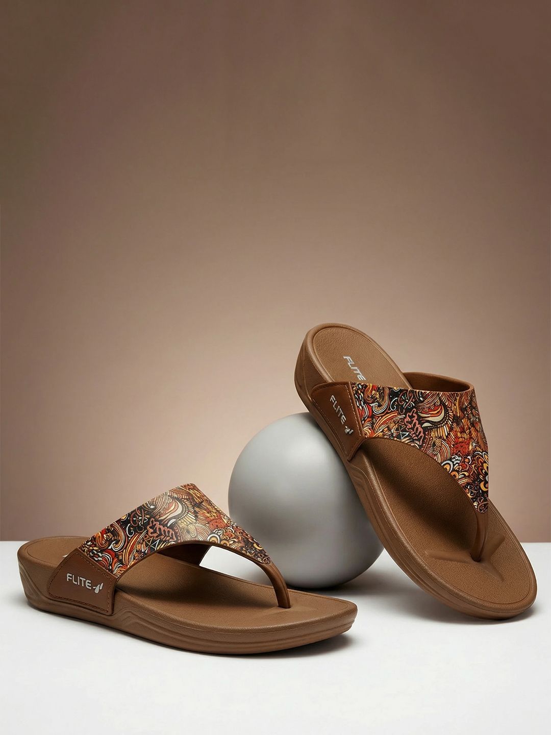FLITE Women Printed Thong Flip-Flops Myntra sale