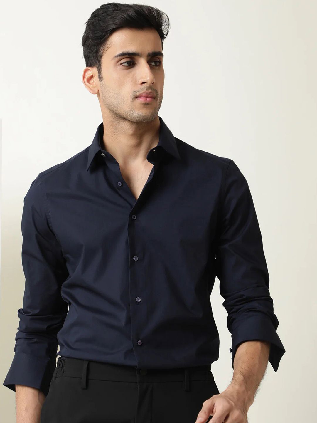 MISCHIEF MONKEY Classic Spread Collar Formal Shirt Myntra sale