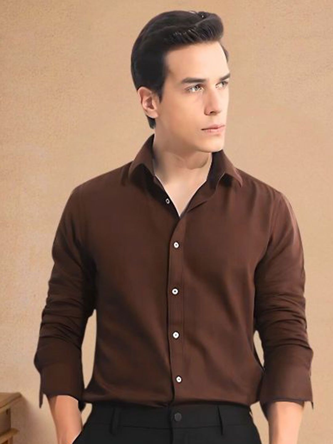 URBANICE Premium Slim Fit Spread Collar Cotton Formal Shirt Myntra sale