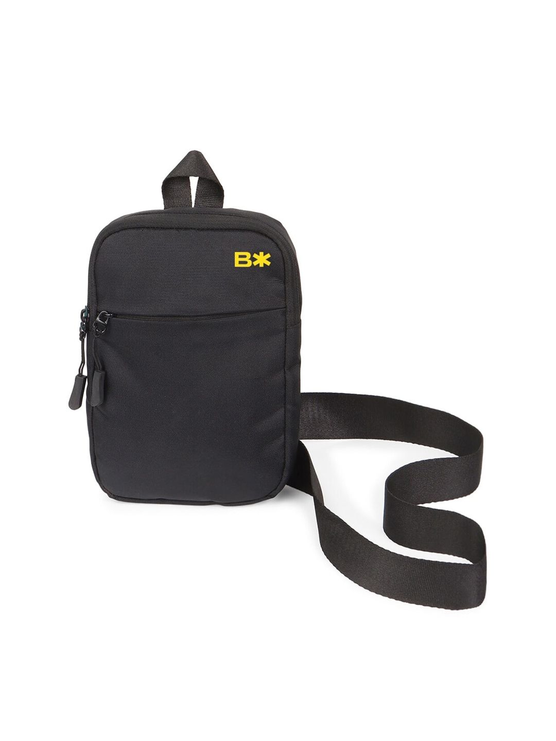 Bewakoof Unisex Black B Star Sling Bag Myntra sale