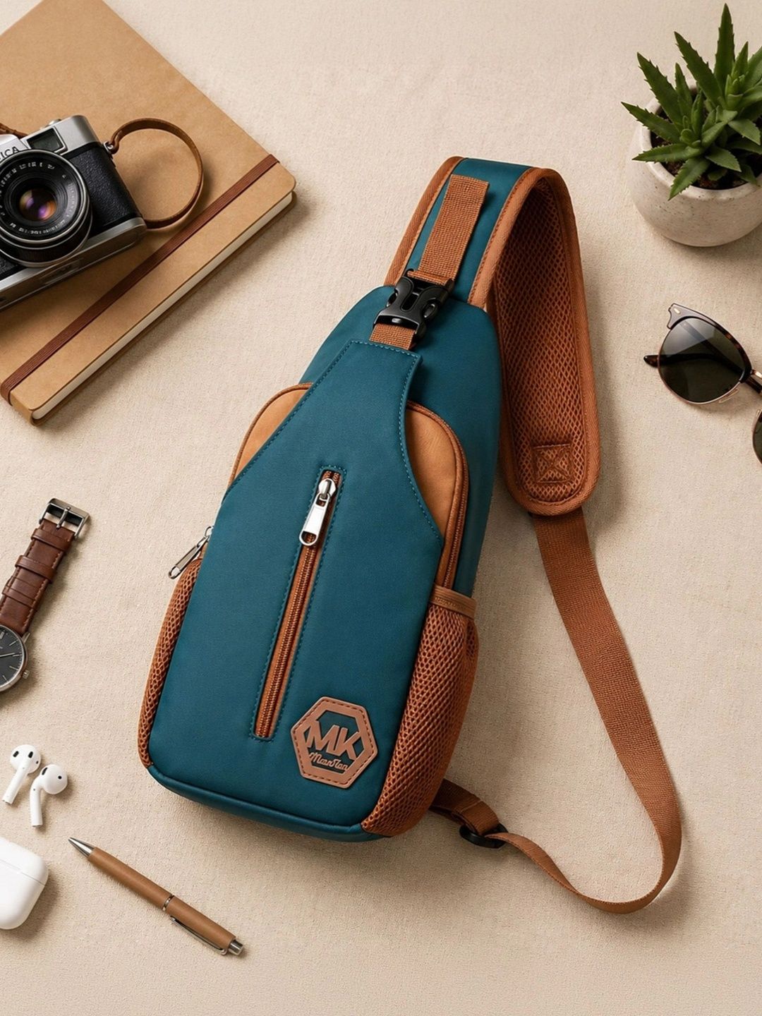 Vesara Colourblocked Sling Bag Myntra sale
