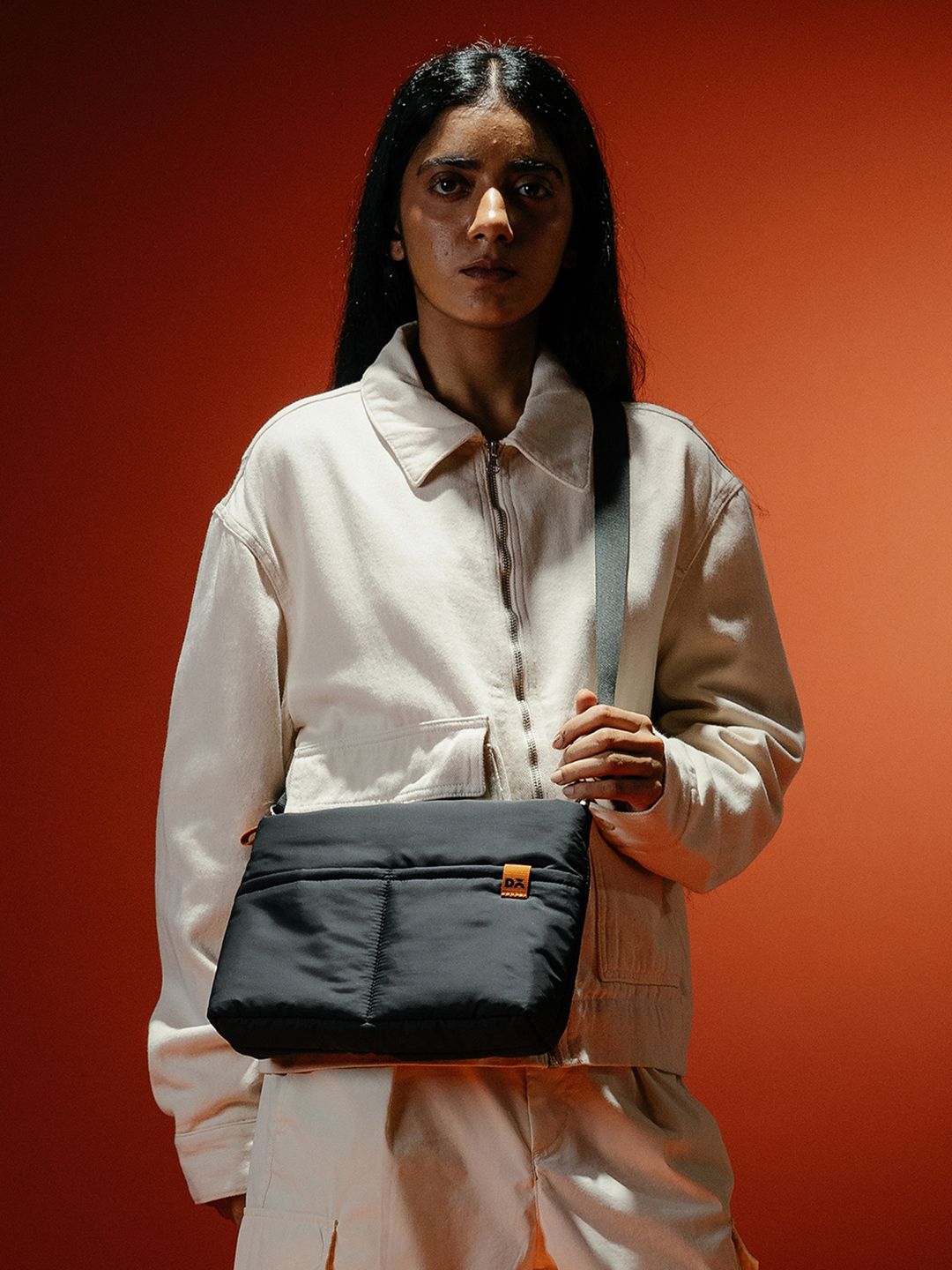 DailyObjects Carbon Black Retreat Crossbody Bag Myntra sale