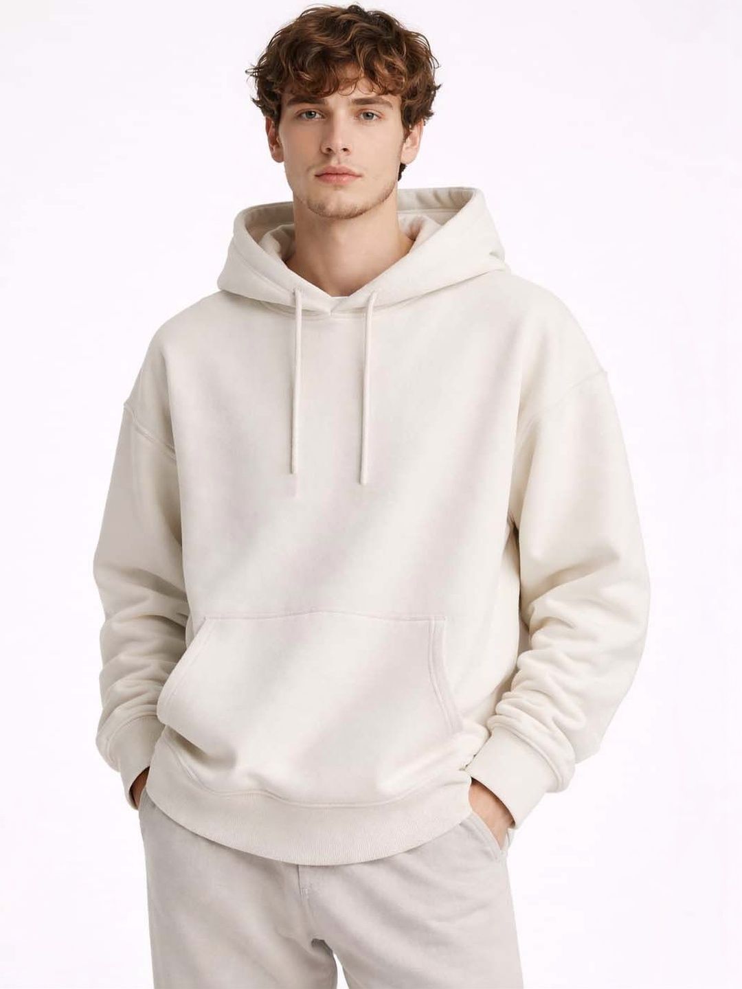 Organic Chics Men Hooded Sweatshirt Myntra sale
