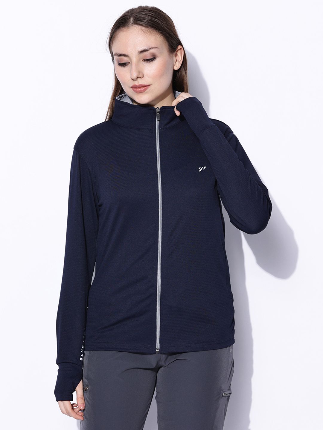 BLUE TYGA Women Lightweight UV Protection Sunscreen Jacket Myntra sale