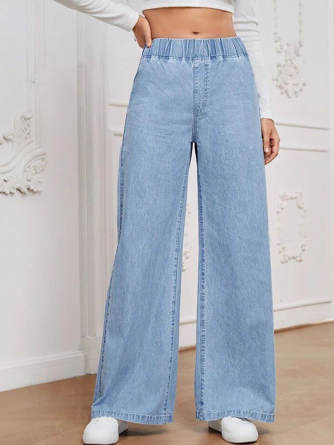 KASHIANXSTYLE Women Comfort Boyfriend Fit High-Rise Stretchable Jeans Myntra sale