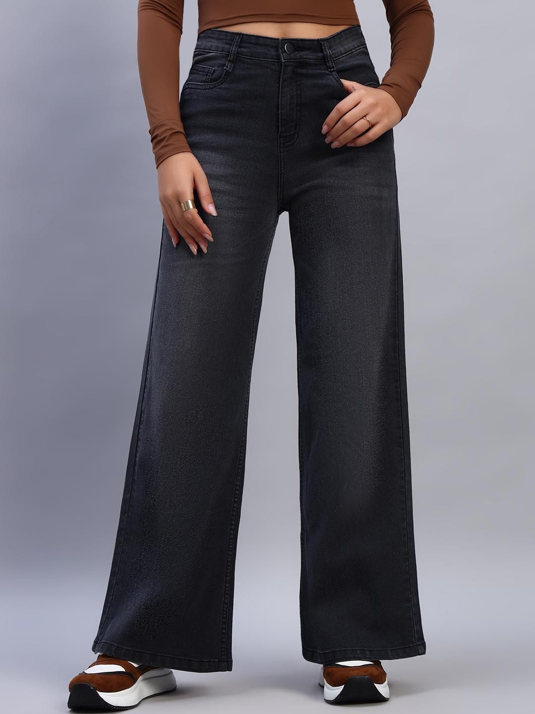 Roadster Women Flared High-Rise Stretchable Jeans Myntra sale