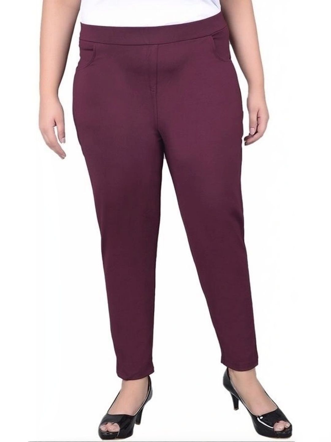 Comfort Lady Cotton Mid-Rise Jeggings Myntra sale