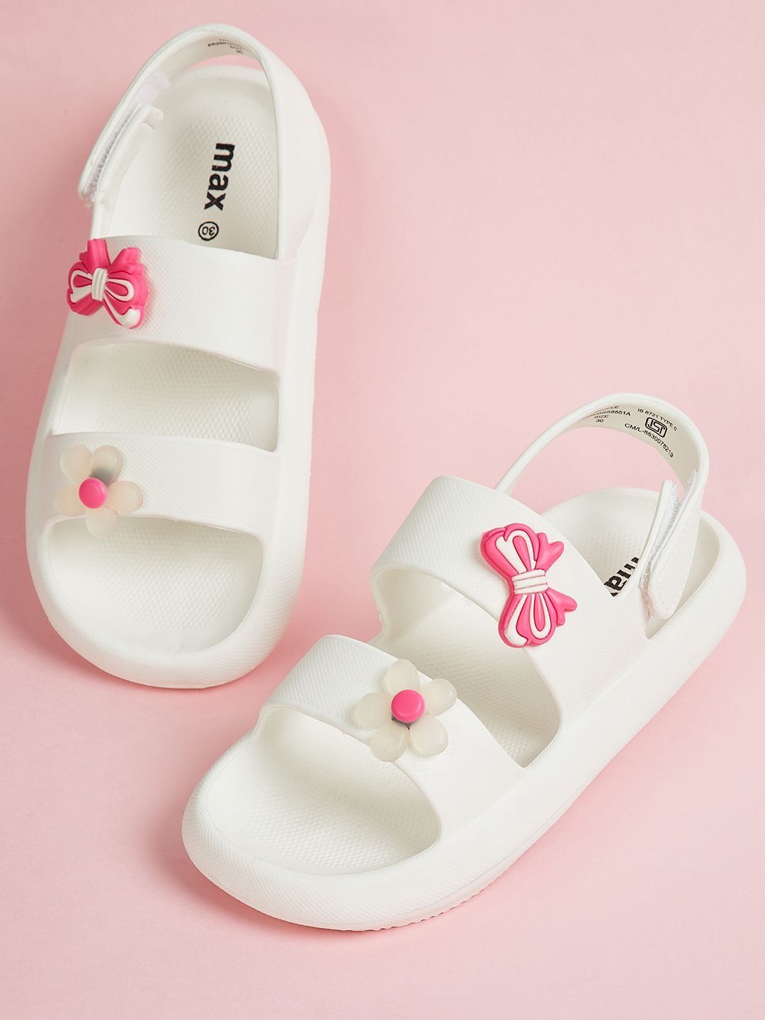 max Girls Sandals Charms Sandals Myntra sale