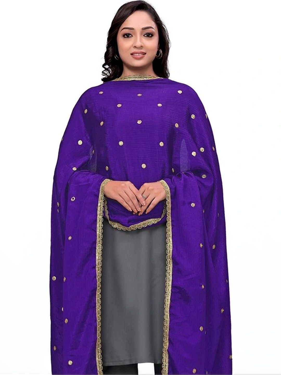 SEKMANY SEKMANY Art Silk Dupatta with Zari Myntra sale